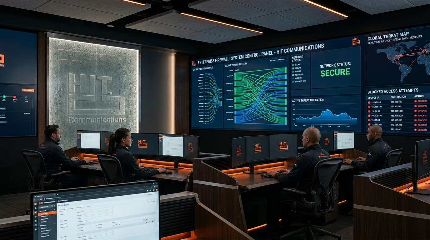 Next-generation firewall con inspección profunda, control de aplicaciones y prevención de intrusiones