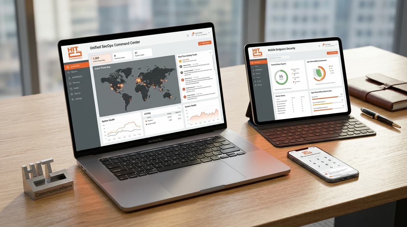 Alcance de ciberseguridad empresarial HIT Communications