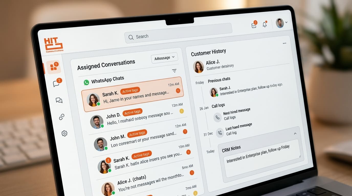 WhatsApp multiagente para empresas