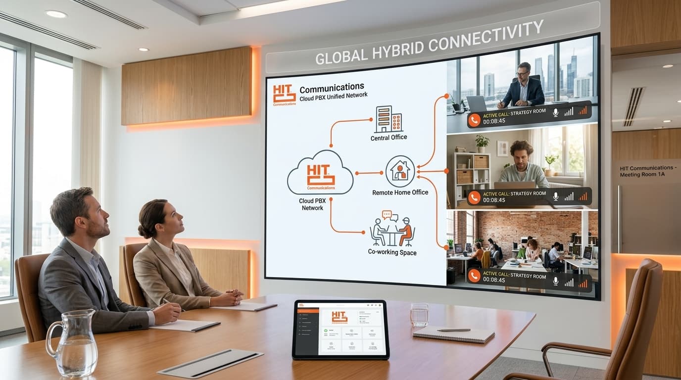 Infraestructura robusta PBX cloud y compatibilidad global HIT Colombia