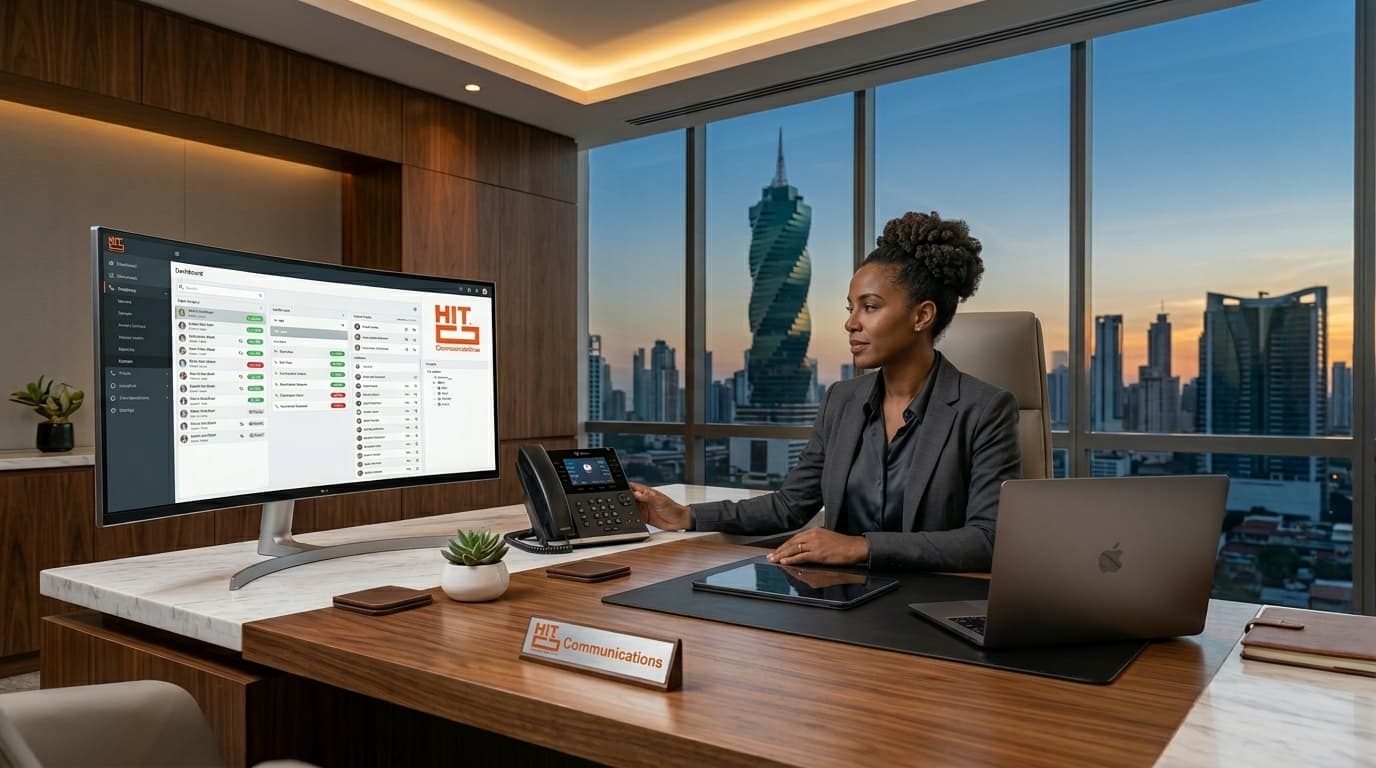 PBX cloud y VoIP empresarial con integración CRM
